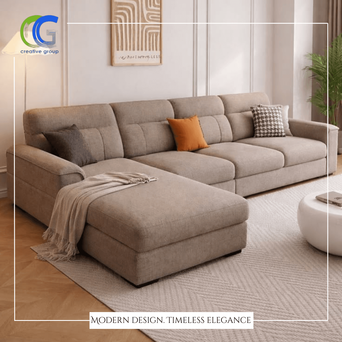 Corner Sofas - Custom design by Creative Group Egypt