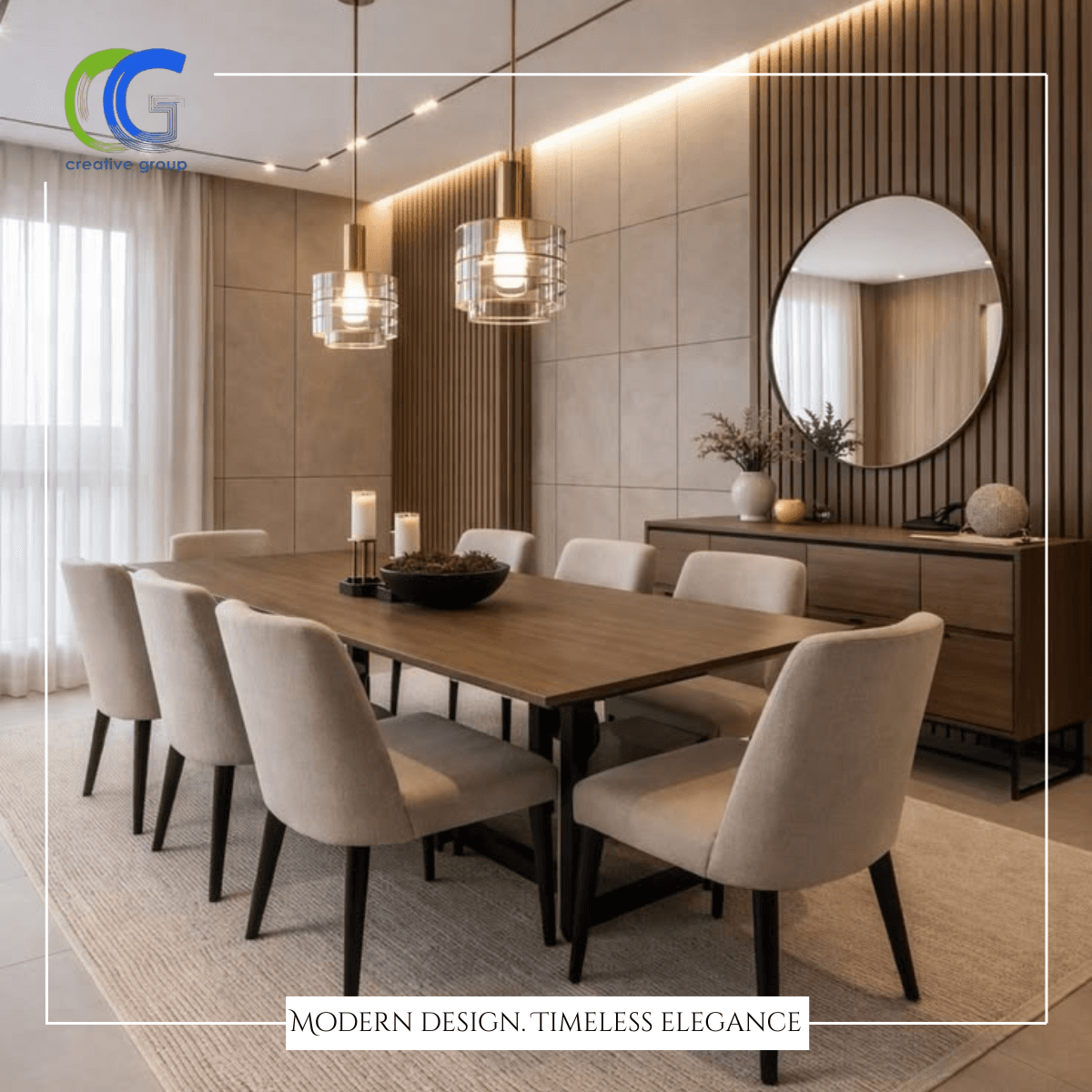 Dining Rooms - Custom design by Creative Group Egypt